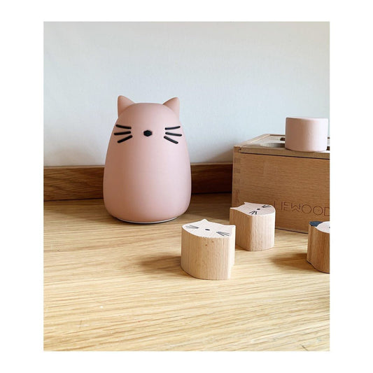 Winston Night Light - Cat Rose