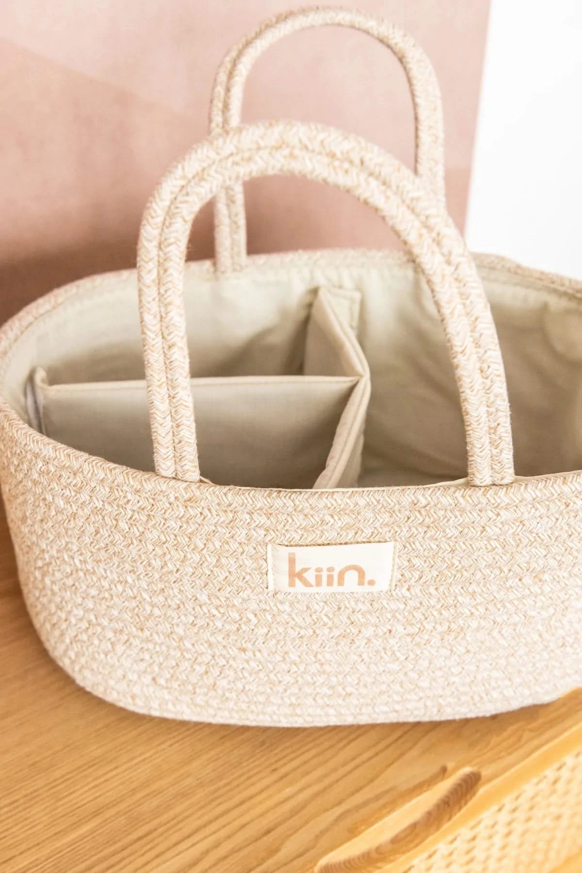 Cotton Rope Nappy Caddy Organiser by Kiin the memo – The Memo