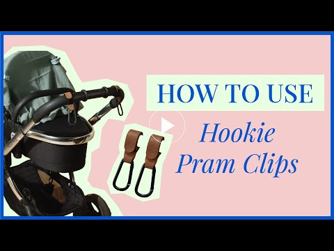 Duo Pram Clip Hook Set - Ivory