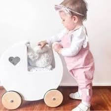Classic Dolls Pram - White
