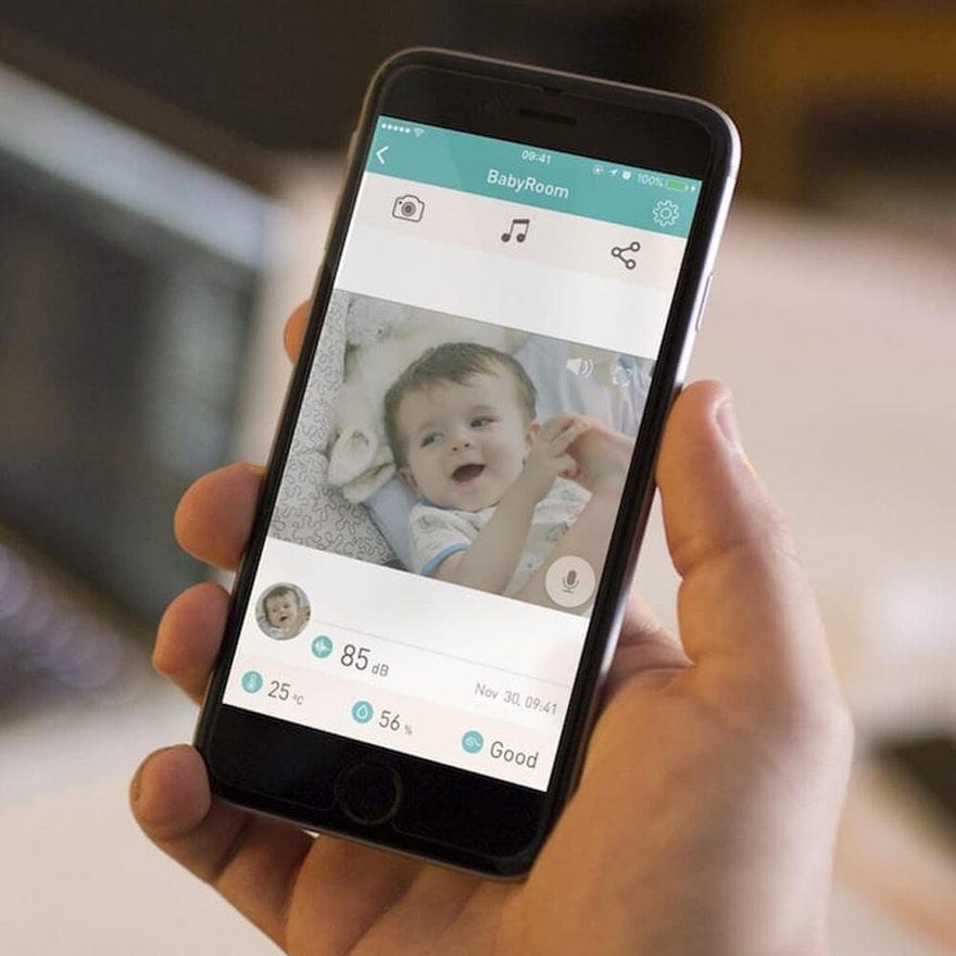 Lollipop Smart Baby Camera & Monitor - Turquoise