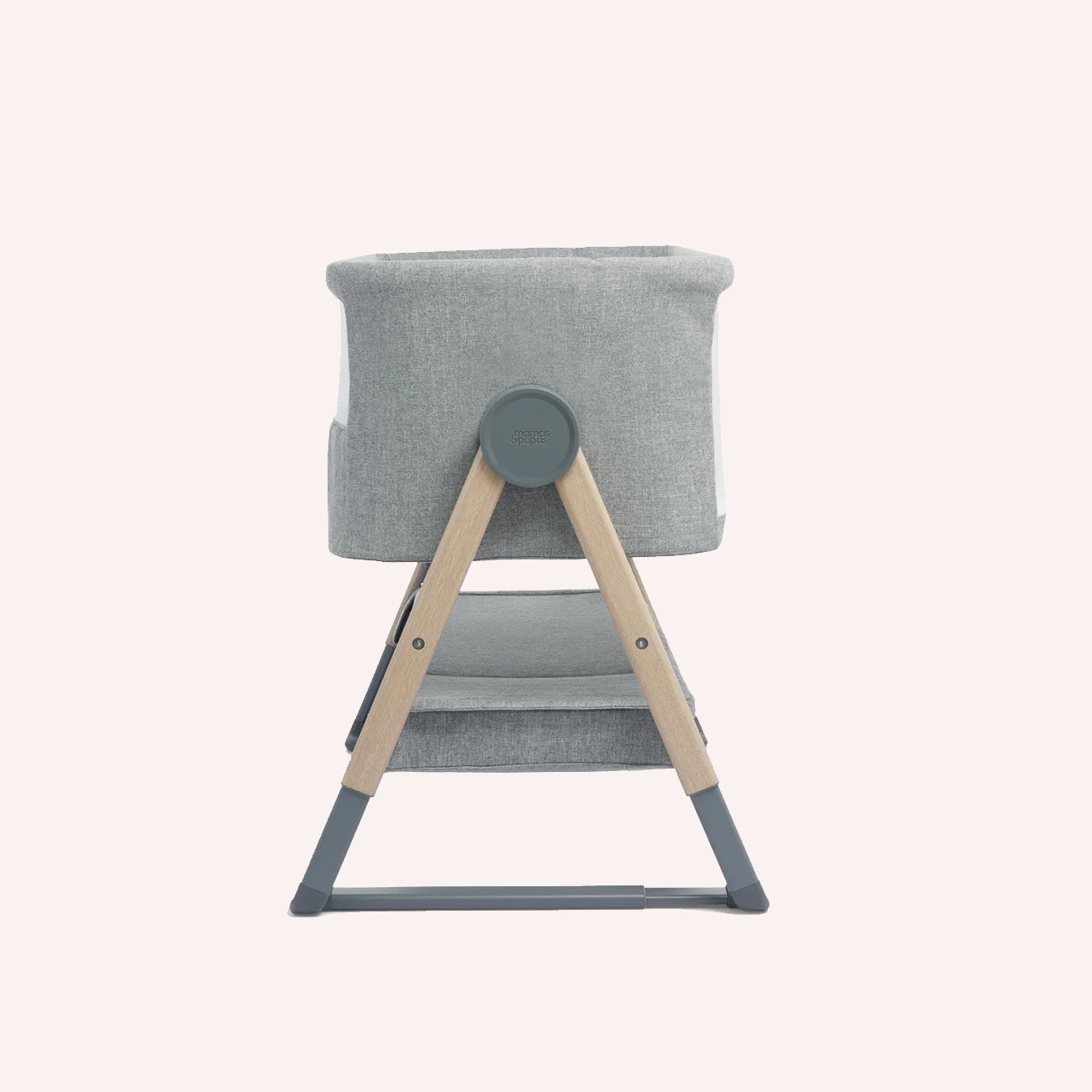 Bedside Crib Lua - Grey