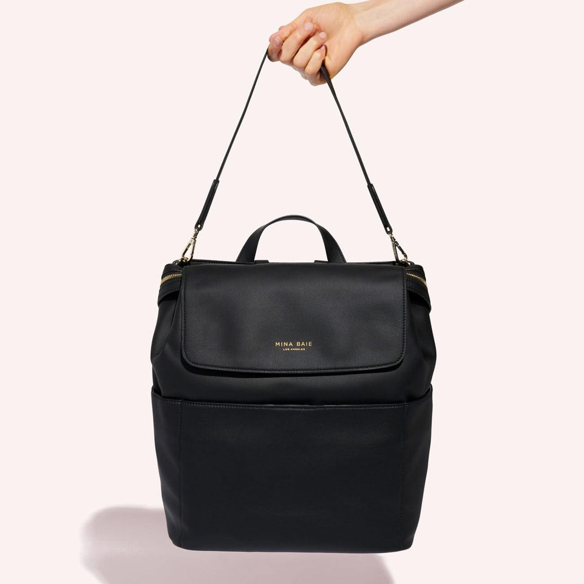 Black Kin Bag Kinney Backpack - Black/Gold – The Memo